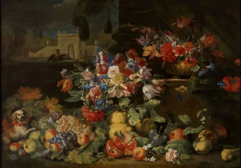 Natura morta di fiori e frutti - Museo Reale delle Belle Arti del Belgio, Bruxelles